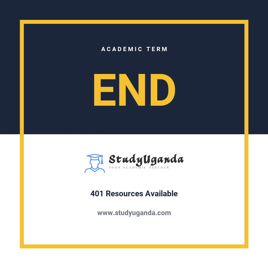 Term End of Term Category Card