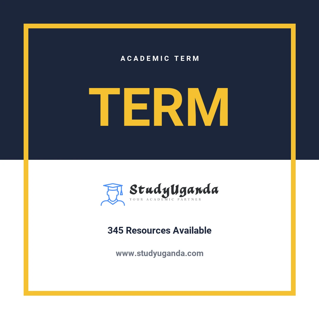 Term Term II Category Card