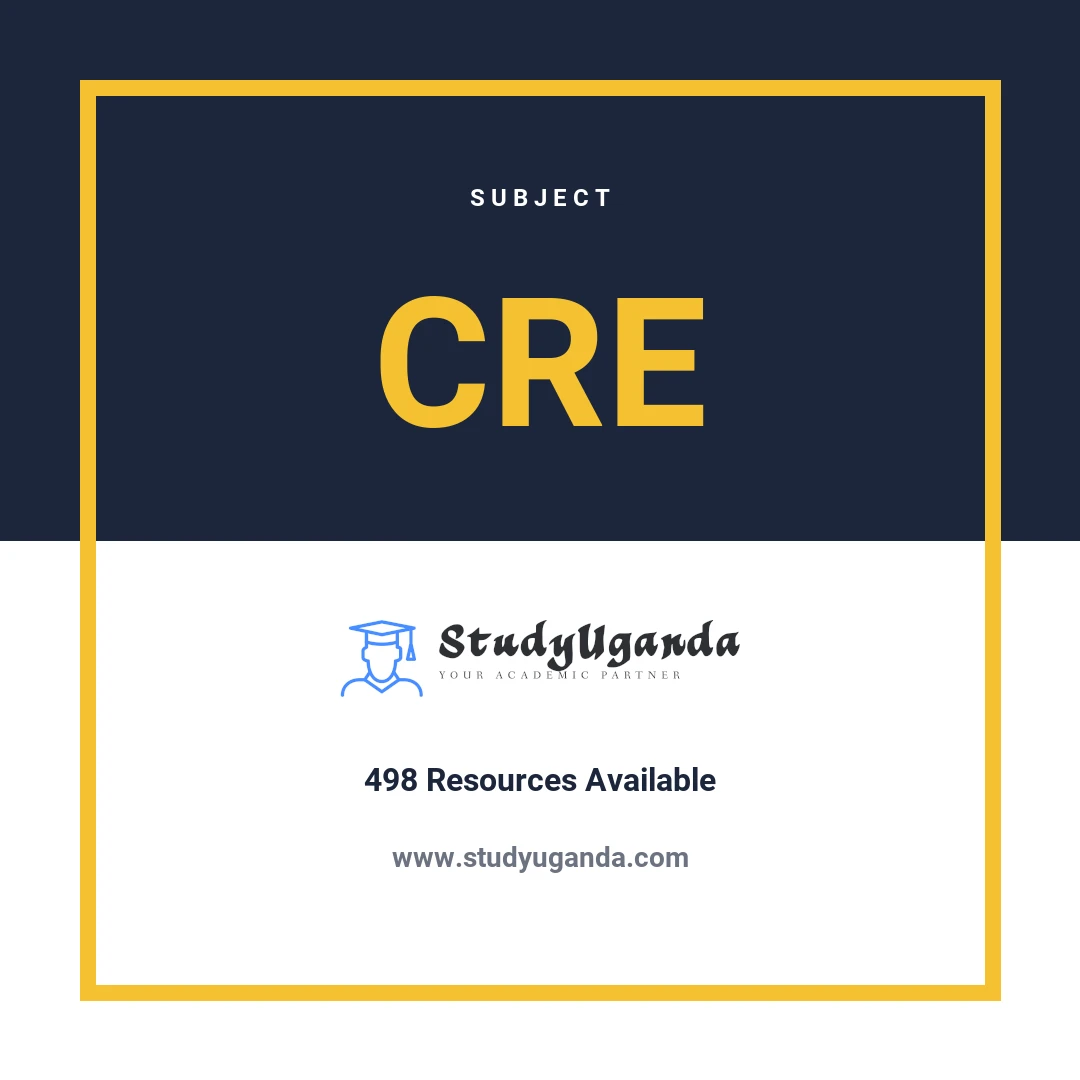 Subject CRE Category Card