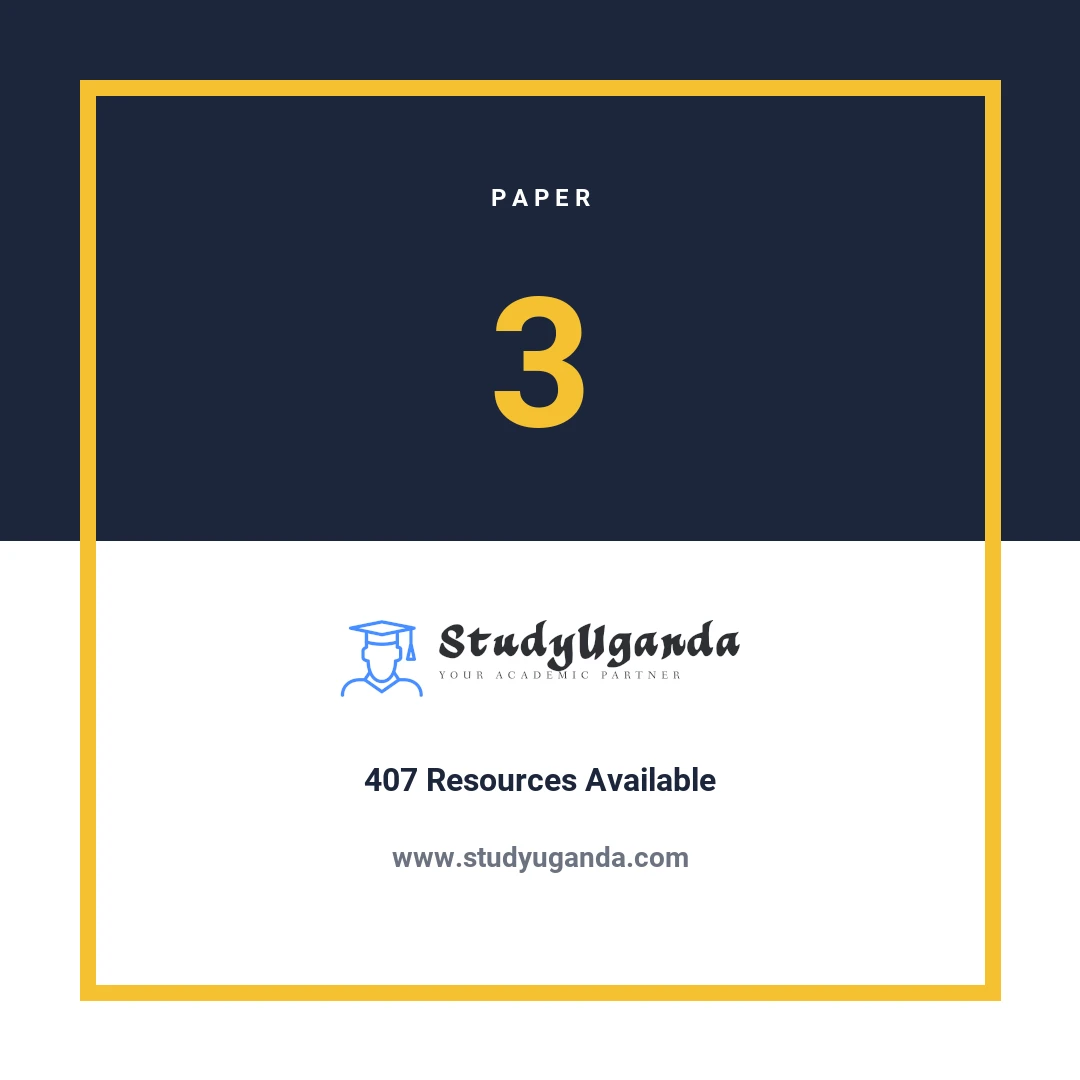 Paper 3 Category Card