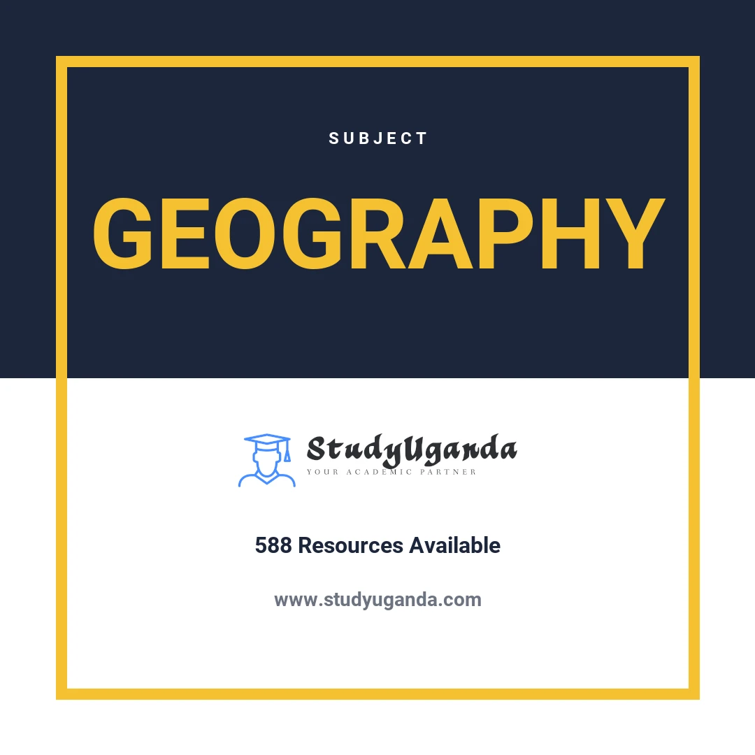 Subject Geography Category Card