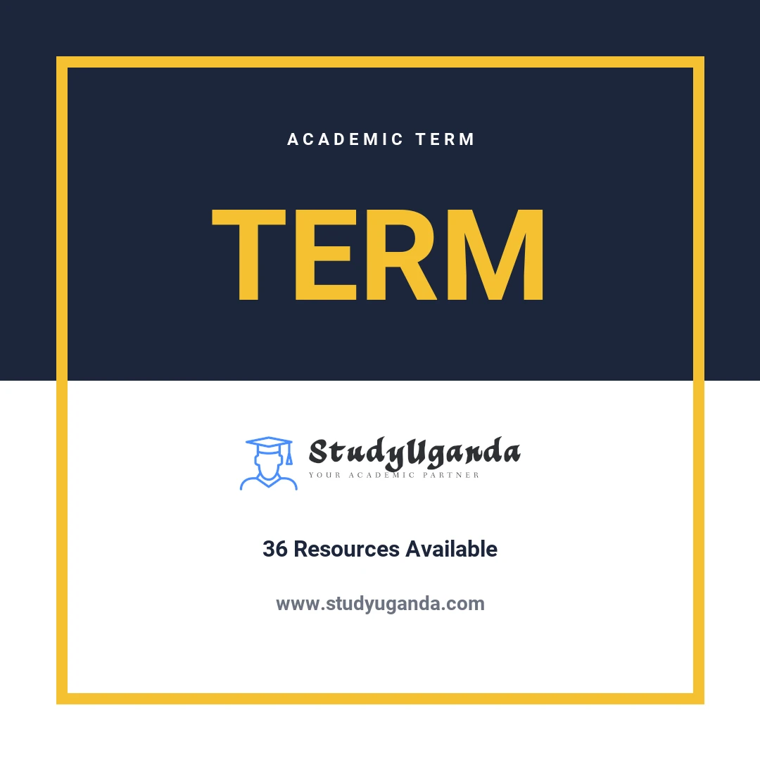 Term Term III Category Card
