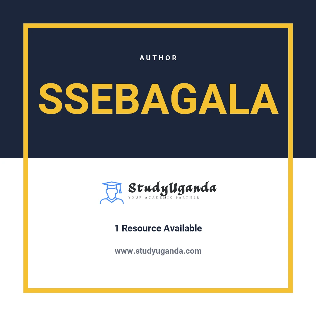 Ssebagala Sadat Author Category Card
