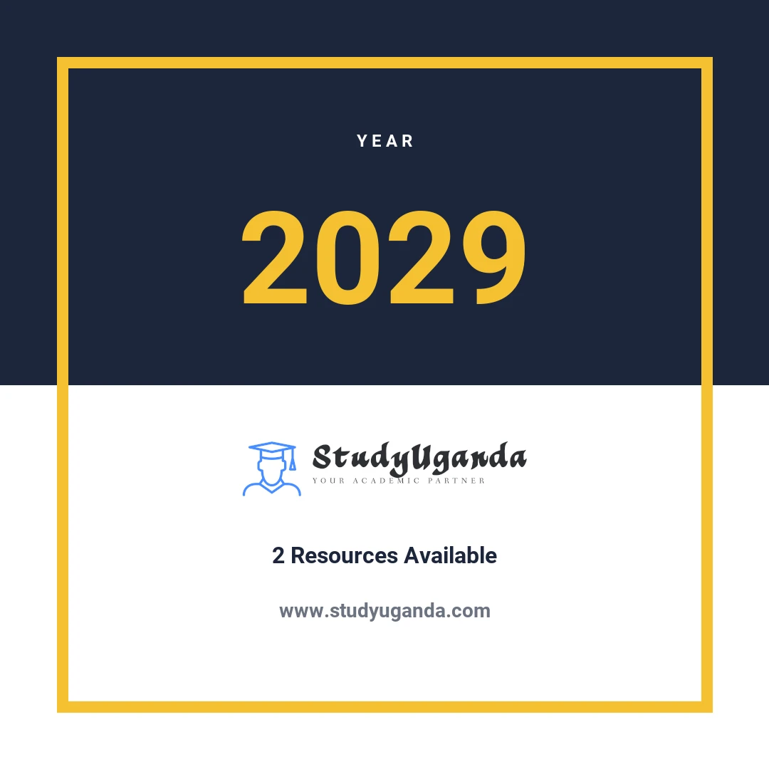Year 2029 Category Card