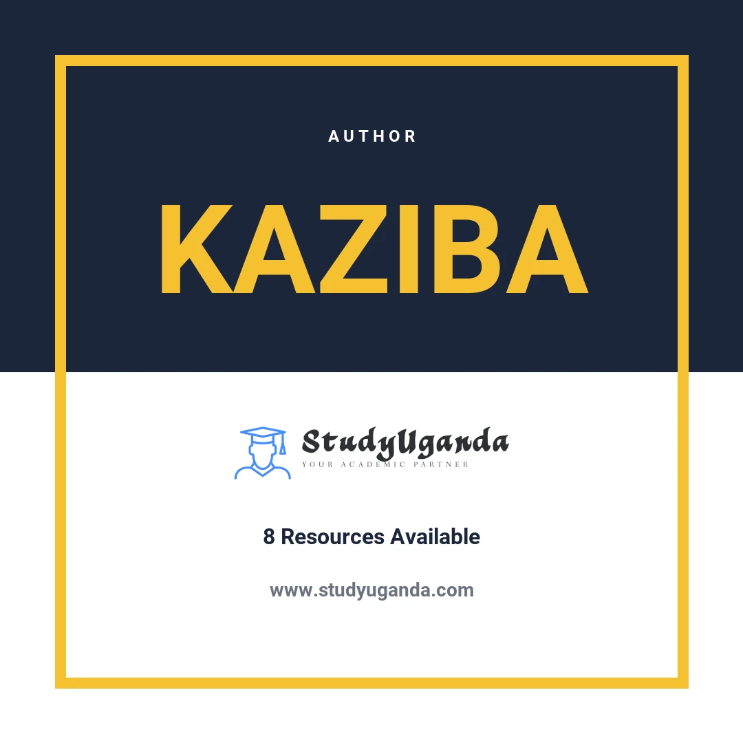 Kaziba Author Category Card