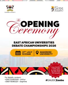 Makerere University to Host the East African Universities Debate Championships (EAUDC Zaabu)